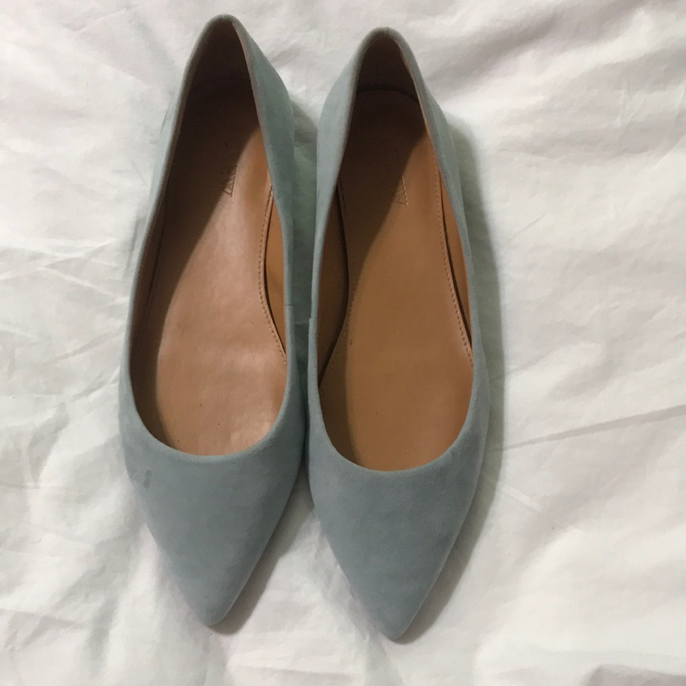 J. crew suede flats